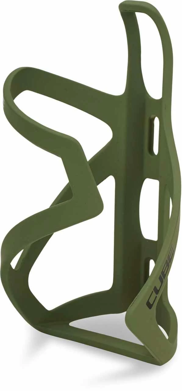 Cube HPP Sidecage Bottle Cage - Matt Olive´n´glossy Black