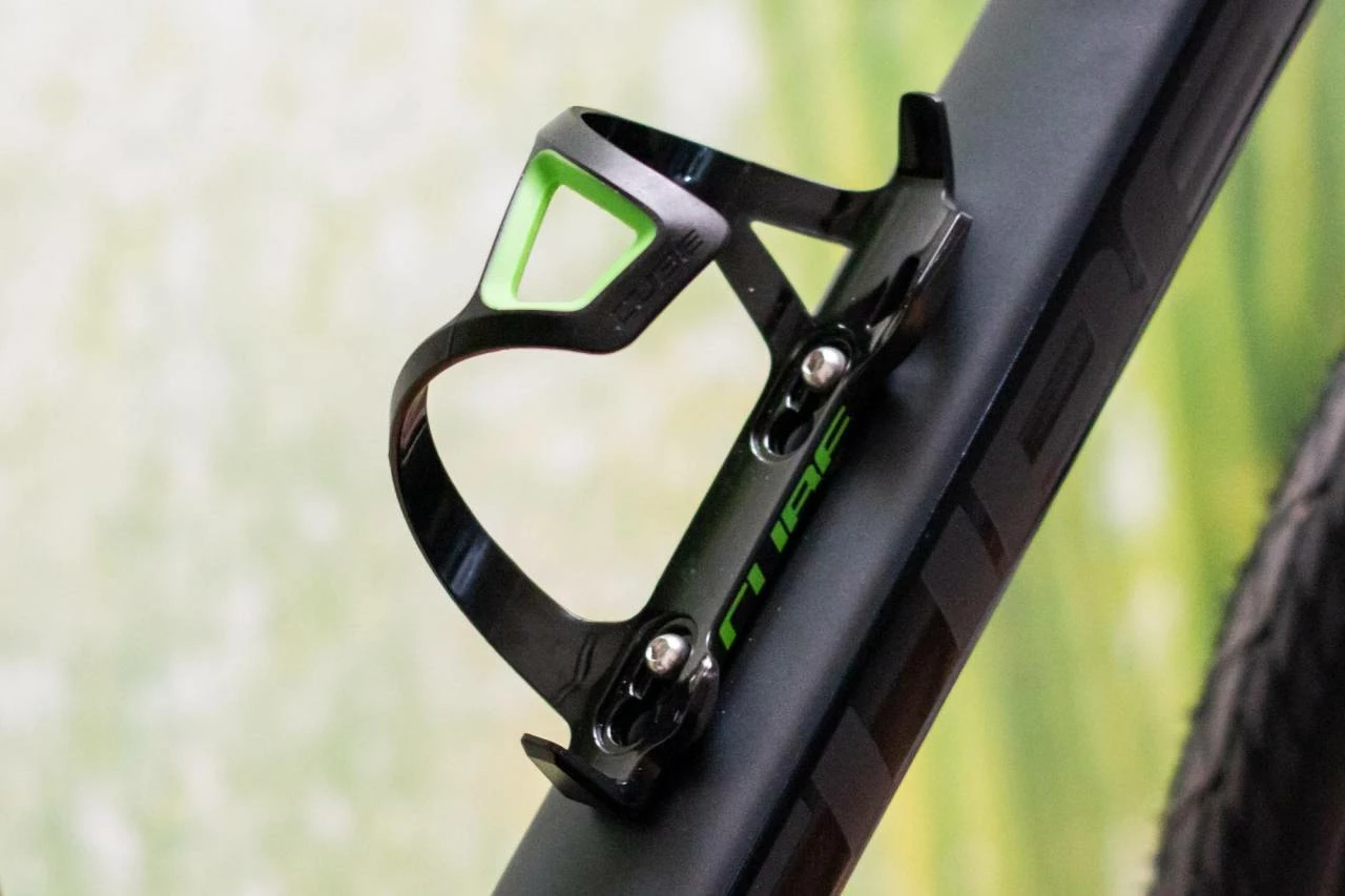 Cube Bottle Cage HPP Sidecage Black N Green - Image 2
