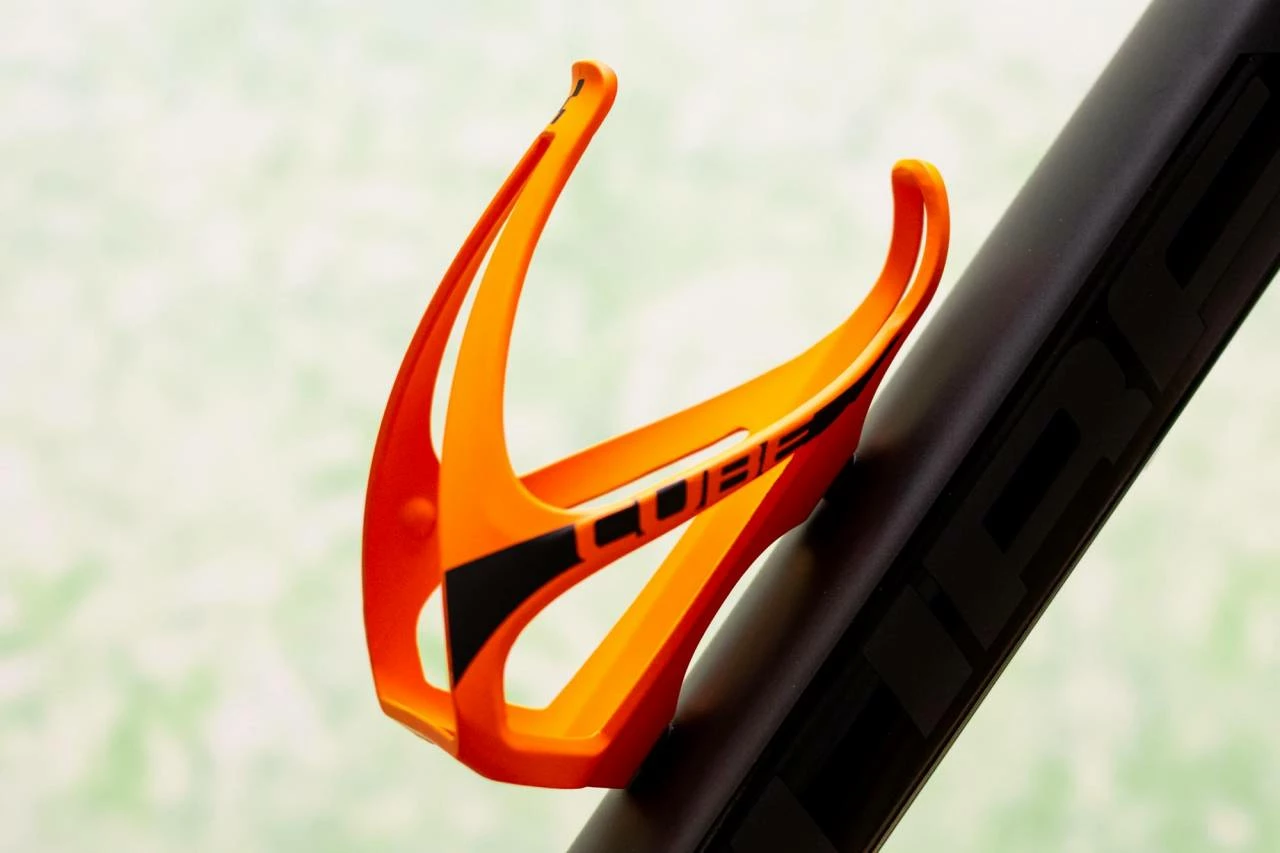 Cube Bottle Cage HPP Matt Orange N Black - Image 2