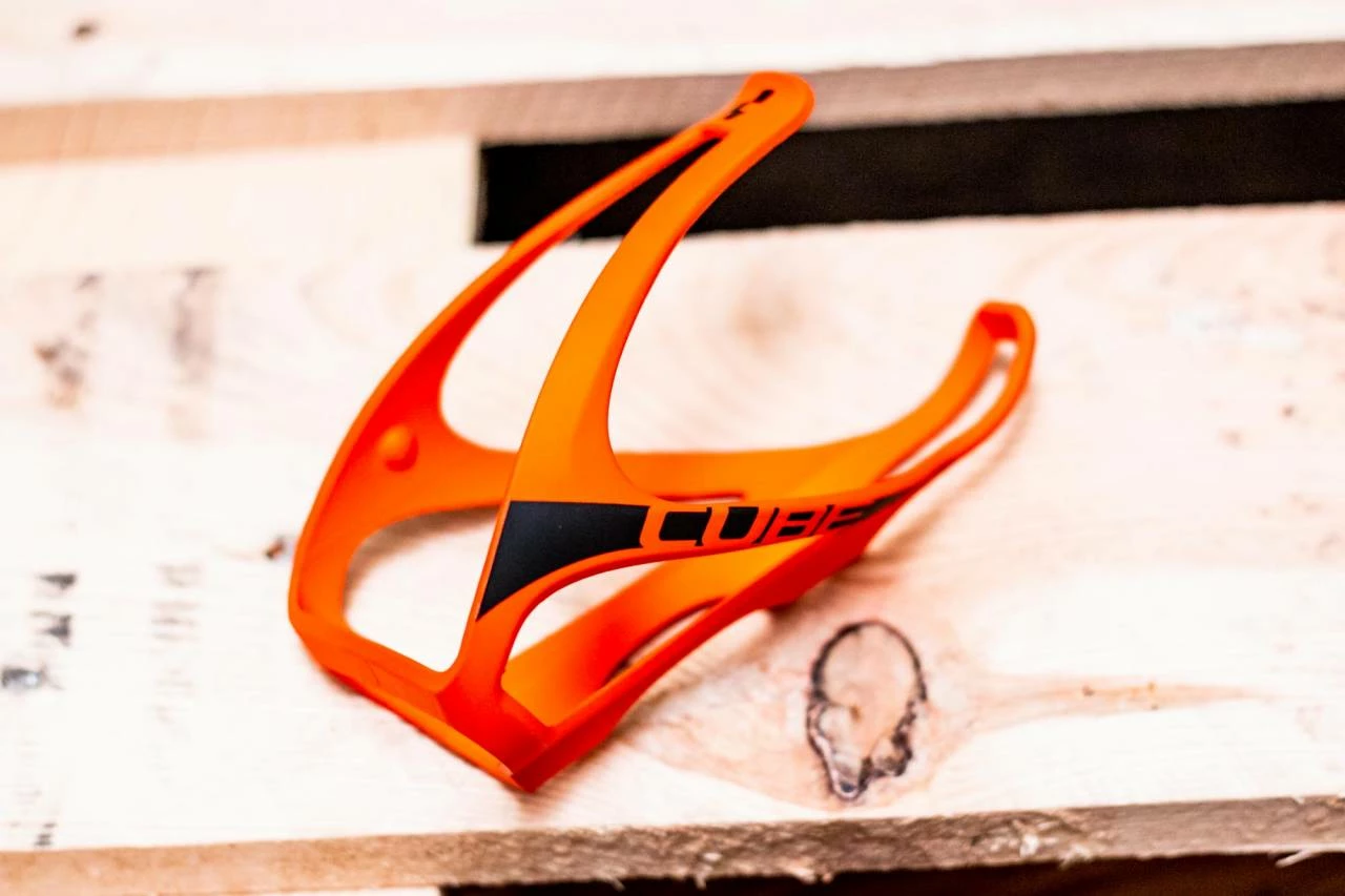 Cube Bottle Cage HPP Matt Orange N Black - Image 3