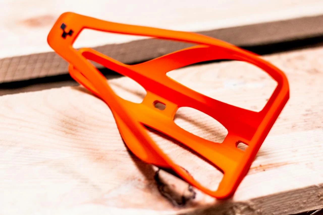 Cube Bottle Cage HPP Matt Orange N Black - Image 5