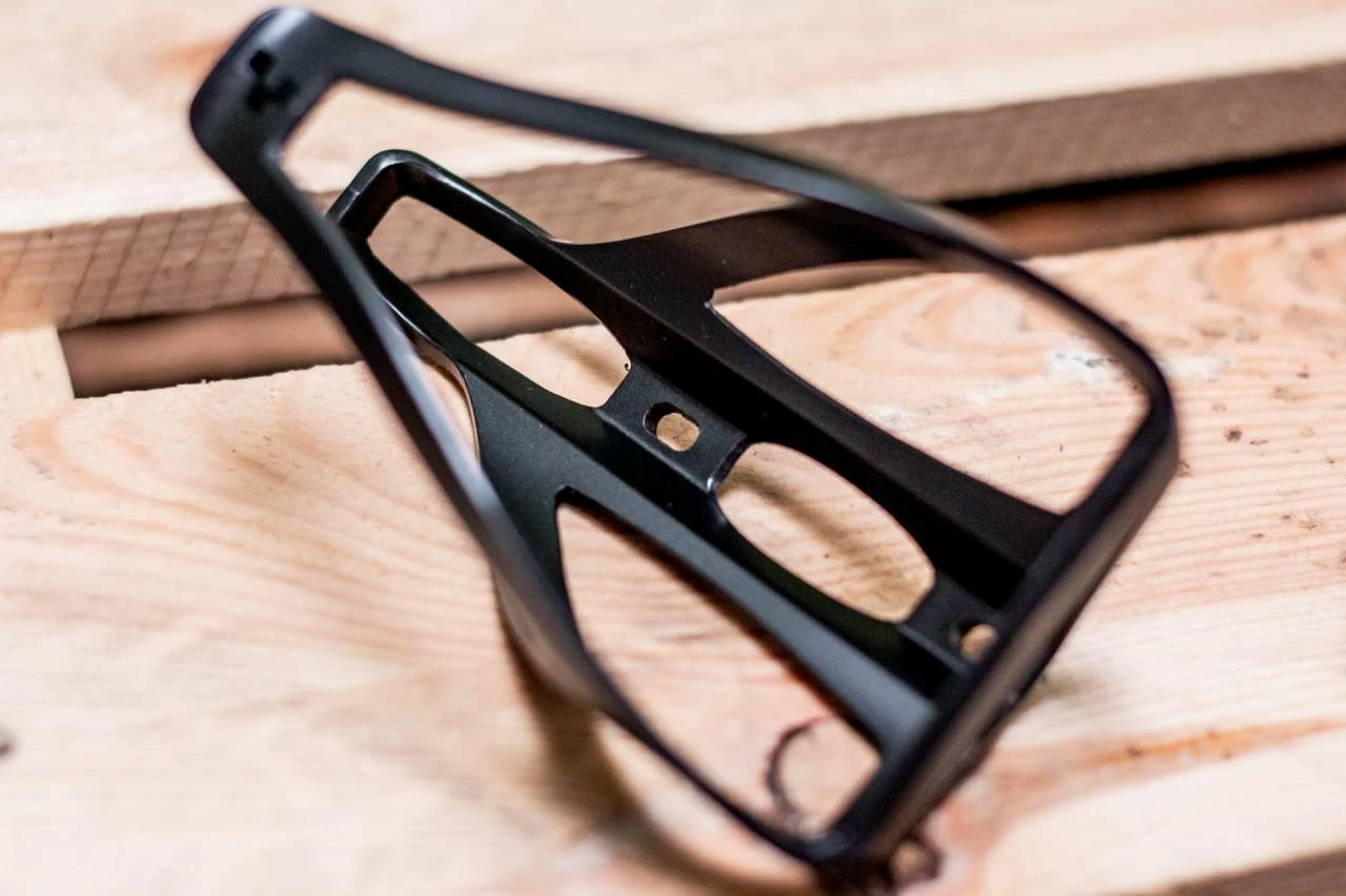 Cube HPP Bottle Cage Matt Irridium N Glossy Black - Image 5