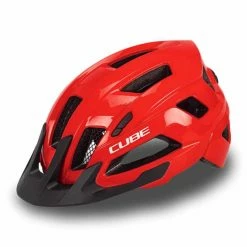 Cube Helmet STEEP Glossy Red