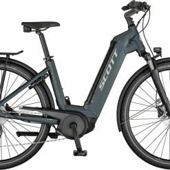 Scott Sub Tour ERIDE 20 USX Petrol Blue / Gloss Metal Beige / Black Touring E-Bike Easy Entry