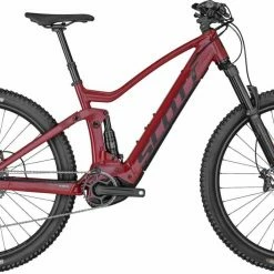 Scott Strike ERIDE 930 Vivid Red / Dark Smoke Brushed E-Bike Fully Mountainbike