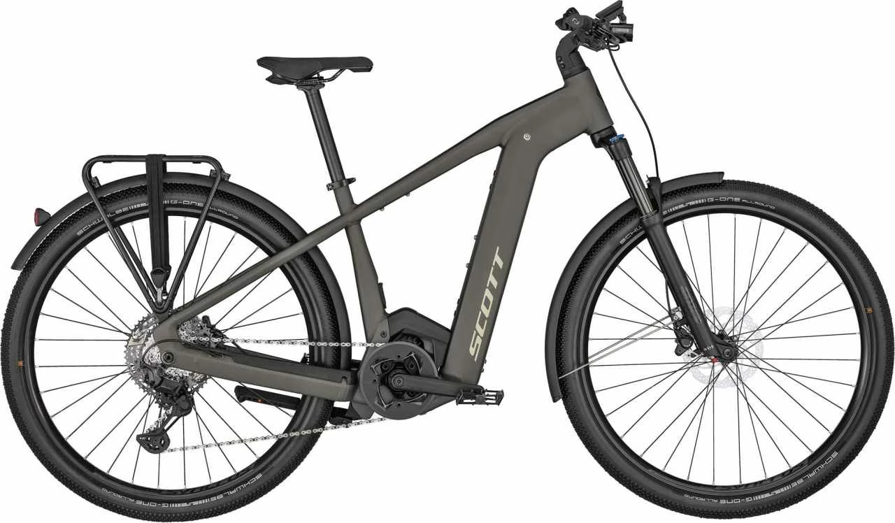 Scott Axis ERIDE EVO Tour Men Warm Grey / Copper E-Bike Hardtail Mountainbike Touring Bike