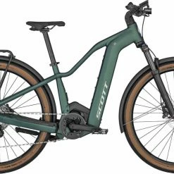 Scott Axis ERIDE EVO Tour Lady Prism Green / Light Blue E-Bike Hardtail Mountainbike Touring Bike