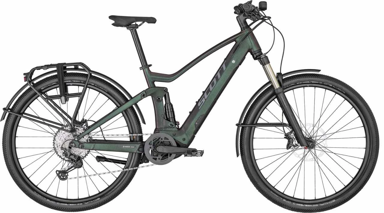 Scott Axis ERIDE FS Iridium Black / Reflective Silver E-Bike Fully Mountainbike Touring Bike