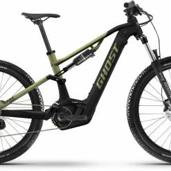 Ghost E-ASX 130 Essential Black / Light Kaki E-Bike Fully Mountainbike