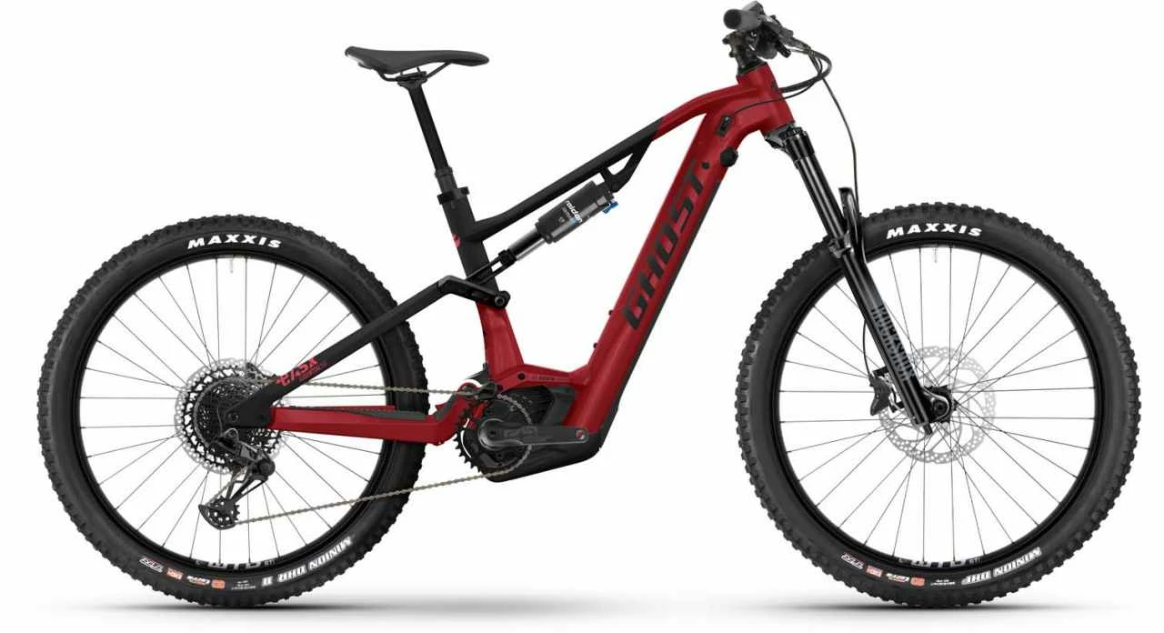 Ghost E-ASX 160 Essential Metallic Rusted Red / Black E-Bike Fully Mountainbike