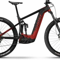 Ghost E-Riot AM Essential Black / Pearl Deep Red E-Bike Fully Mountainbike