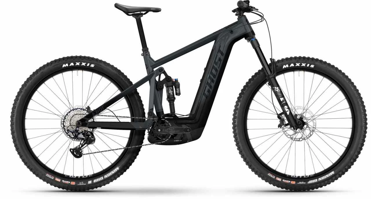 Ghost E-Riot AM Universal Dark Grey / Black E-Bike Fully Mountainbike