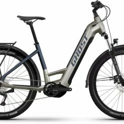 Ghost E-Teru Universal EQ Low Pearl Warm Grey / Pearl Dark Blue E-Bike Hardtail Mountainbike Easy Entry
