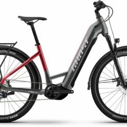 Ghost E-Teru Pro EQ Low Black / Pearl Deep Red E-Bike Hardtail Mountainbike Easy Entry