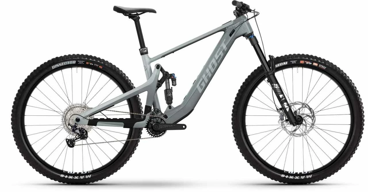 Ghost Path Riot Advanced Grey / Pearl Light Grey Glossy E-Bike Fully Mountainbike