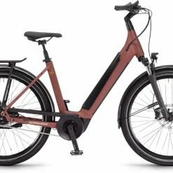 Winora Sinus N5f Maroonred Matt Touring E-Bike Easy Entry