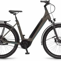 Winora Sinus R5f Peat Matt Touring E-Bike Easy Entry