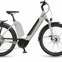 Winora Sinus 9 I625Wh Linenwhite Touring E-Bike Easy Entry