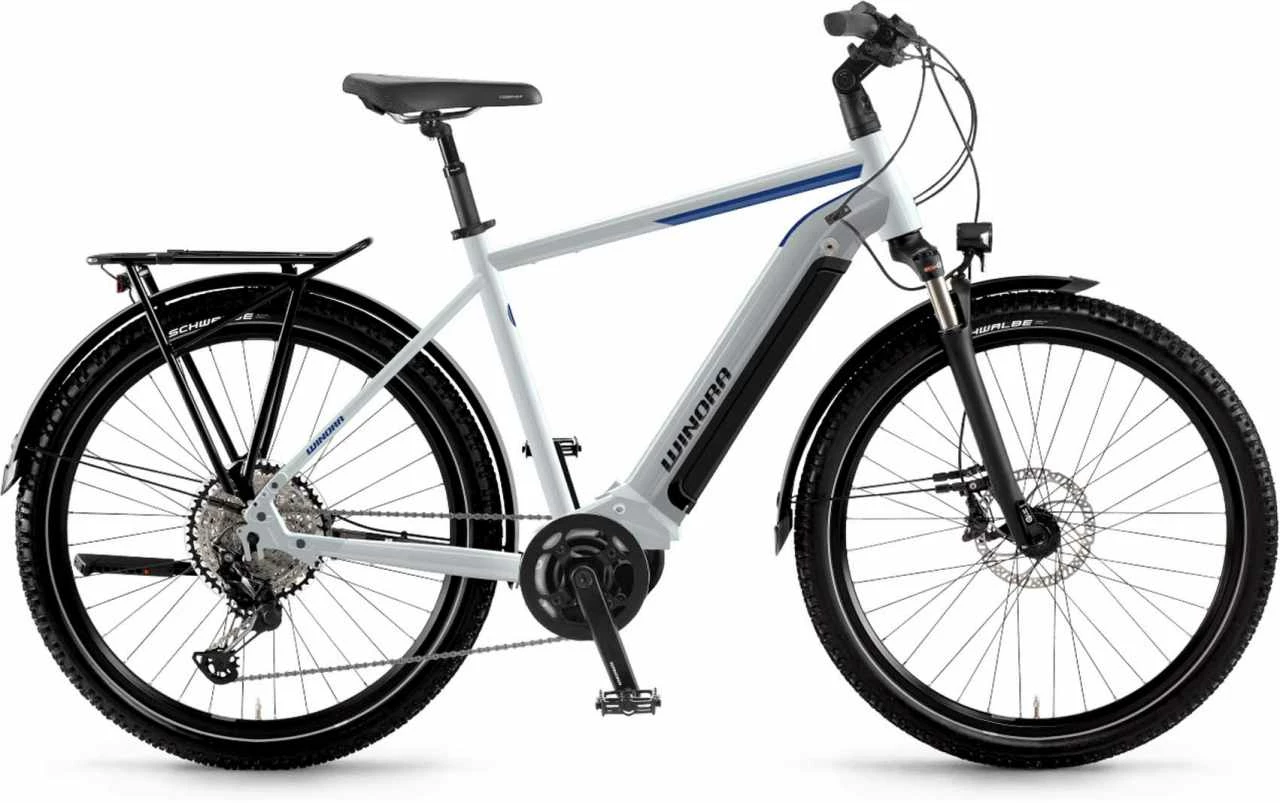 Winora Yucatan 12 I630Wh Winterwhite Touring E-Bike Men