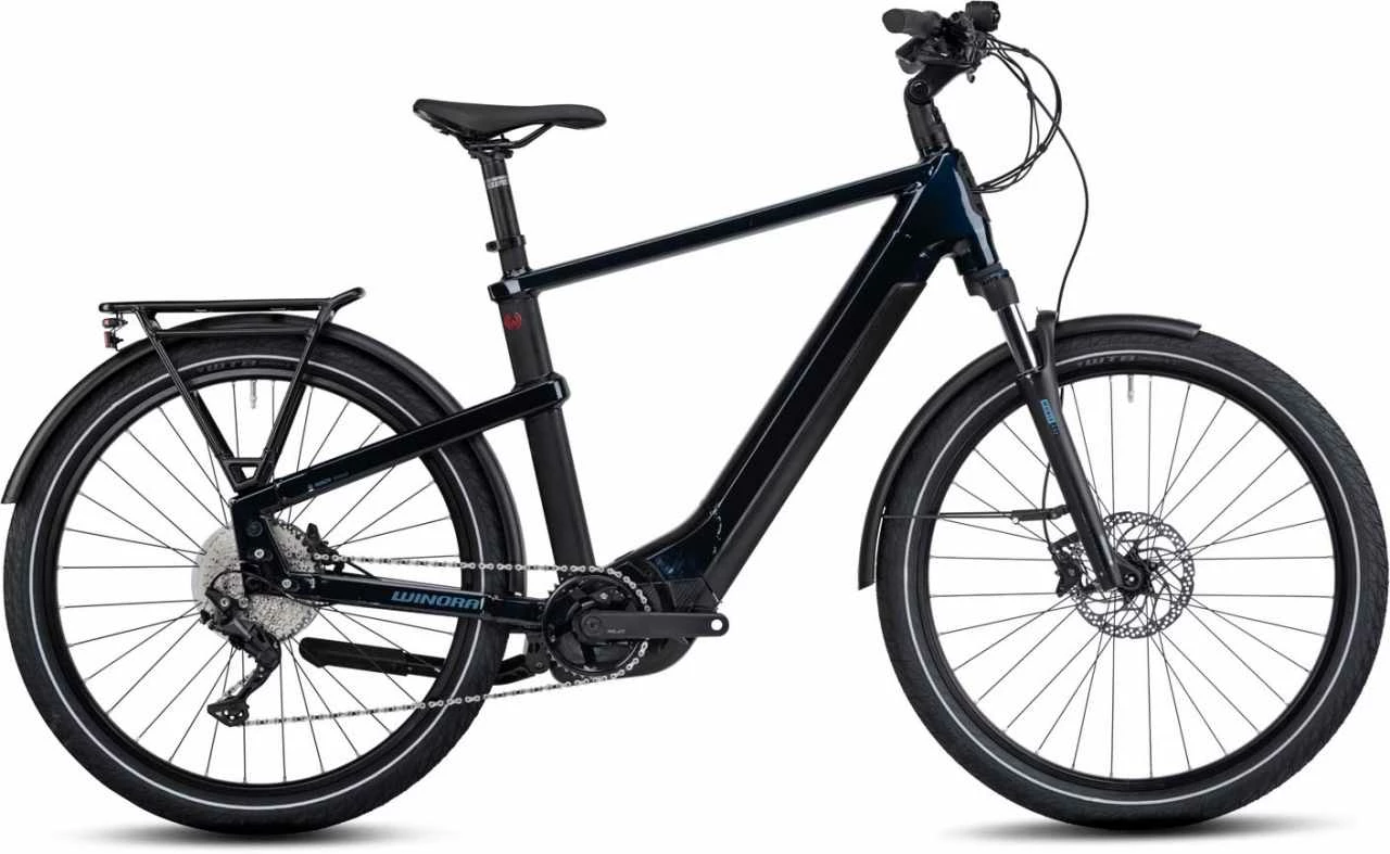 Winora Yakun 10 Darkblue Touring E-Bike Men