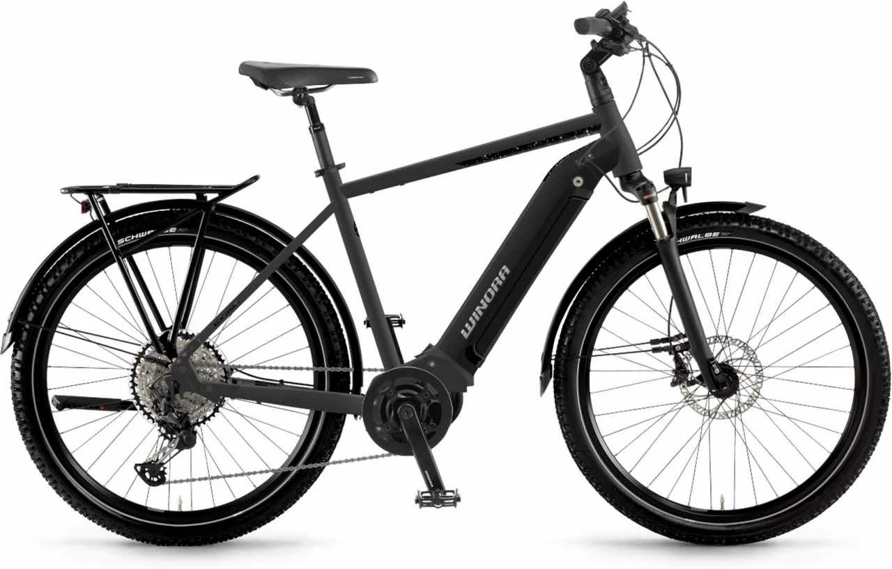 Winora Yucatan 12Pro I630Wh Black Matt Touring E-Bike Men