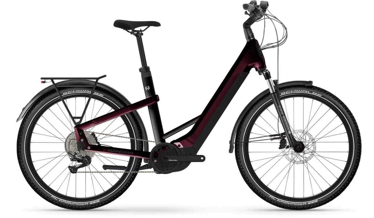 Winora Yakun X10E Darkred Touring E-Bike Easy Entry