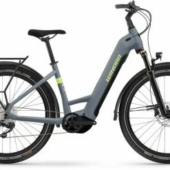 Winora Yucatan X10 Steelblue Matte Touring E-Bike Easy Entry