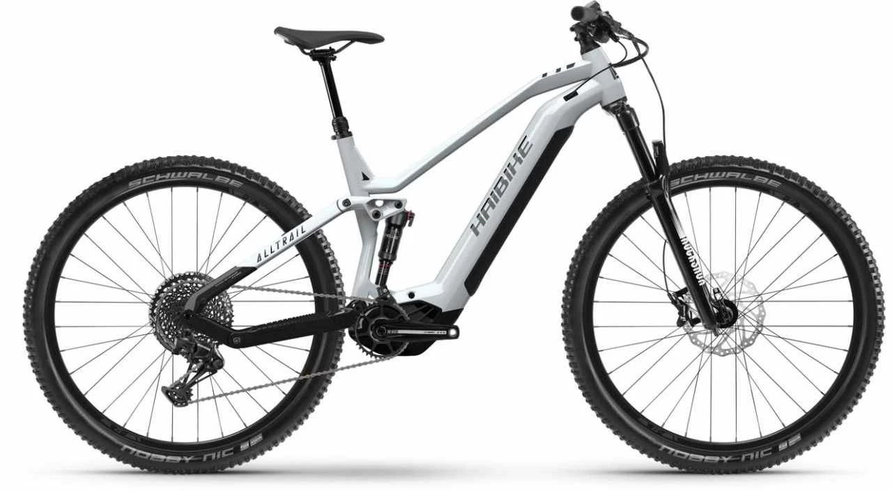 Haibike ALLTRAIL 7 29 Gloss Silver / Pearl Blk E-Bike Fully Mountainbike