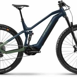 Haibike ALLTRAIL 9 29 Gloss Metal / Blue Olive E-Bike Fully Mountainbike