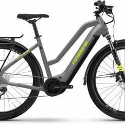 Haibike Trekking 6 Gloss Grey Neon / Ylw Touring E-Bike Women