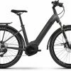Haibike Trekking 7 Gloss Anthr Metal / Olive Touring E-Bike Easy Entry