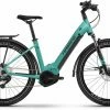 Haibike Trekking 7 Gloss Aqua Blk / Ink Touring E-Bike Easy Entry