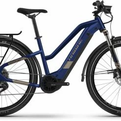 Haibike Trekking 7 I630Wh Blue/sand Touring E-Bike Women
