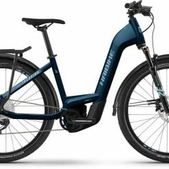 Haibike Trekking 8 Gloss Roy / Blue Met / Silver Touring E-Bike Easy Entry