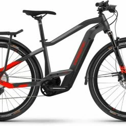 Haibike Trekking 9 I625Wh Anthracite/red Touring E-Bike Men