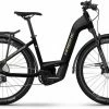 Haibike Trekking 11 Gloss Blk Metal / Tan Touring E-Bike Easy Entry