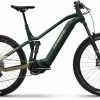 Haibike AllMtn 7 Mat Gloss Green Caramel Blk E-Bike Fully Mountainbike