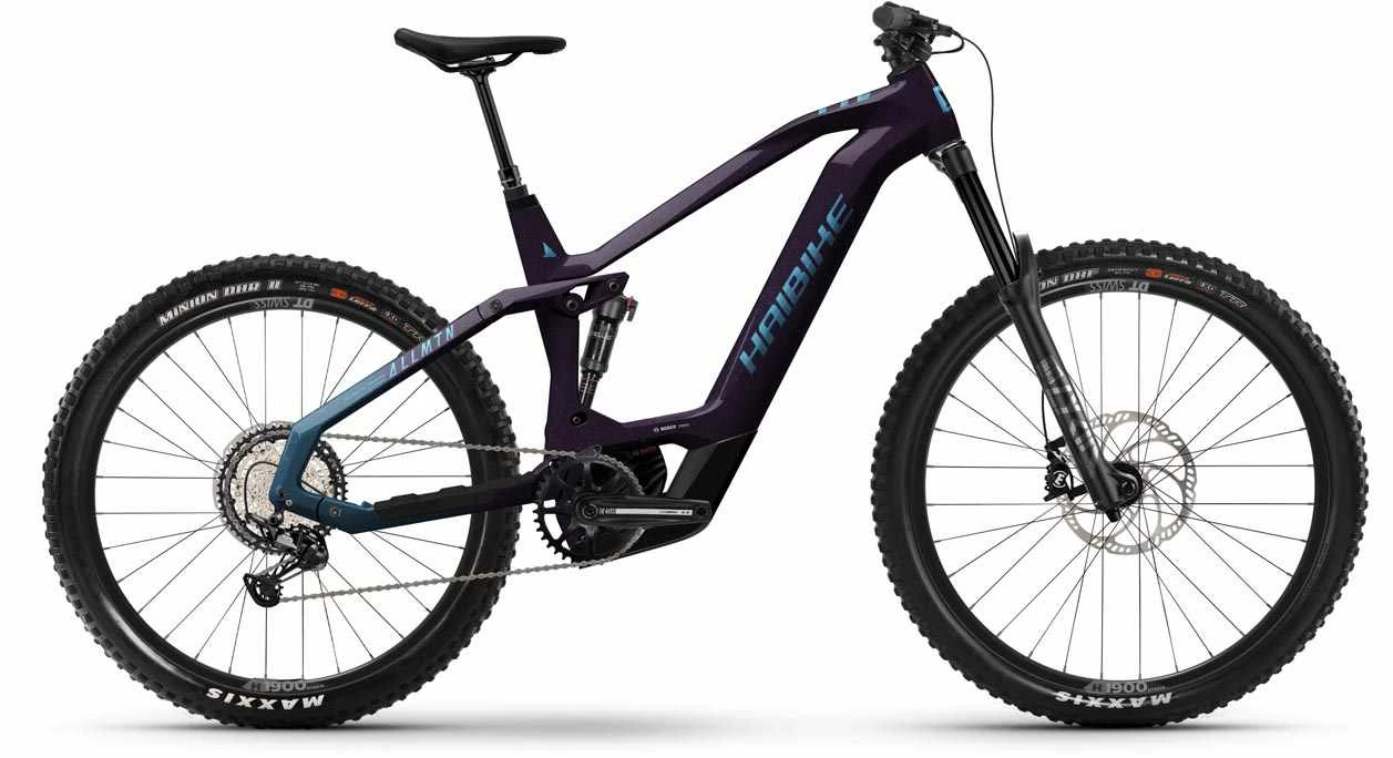 Haibike AllMtn CF 11 Gloss Fade Purple Blue Ch E-Bike Fully Mountainbike