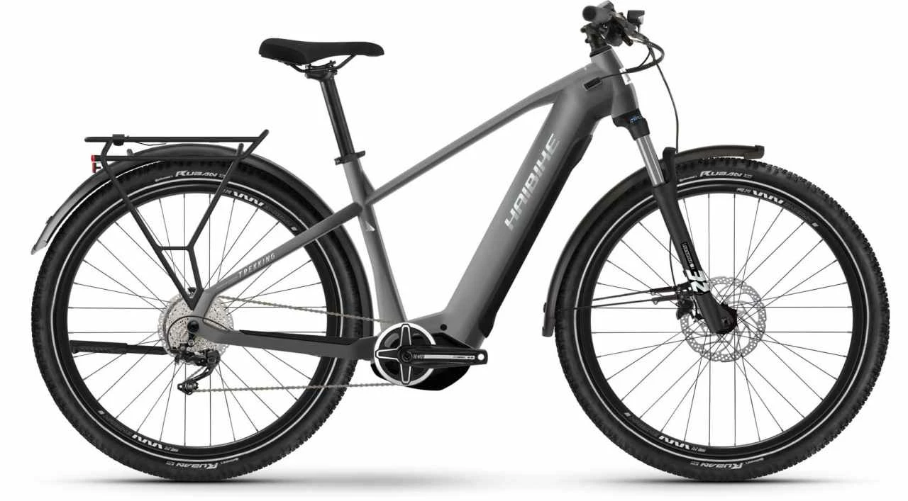 Haibike Trekking 4 Dark Silver/pearl Matt Touring E-Bike Men