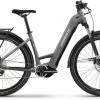 Haibike Trekking 4 Dark Silver/pearl Matt Touring E-Bike Easy Entry
