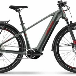 Haibike Trekking 5 Olive/red Gloss Touring E-Bike Men
