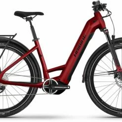 Haibike Trekking 5 Dynamite Red/black Gloss Touring E-Bike Easy Entry