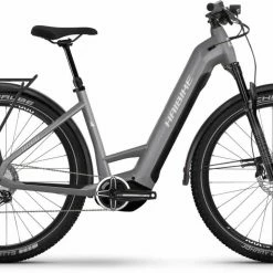 Haibike Trekking 7 Urban Grey/white Gloss Touring E-Bike Easy Entry