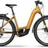 Haibike Trekking 8 Metal Lava/yellow Gloss Touring E-Bike Easy Entry