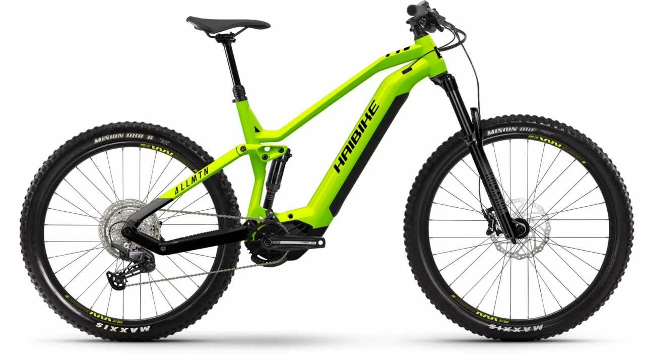 Haibike AllMtn 3 Lime/black Gloss E-Bike Fully Mountainbike