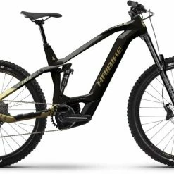 Haibike AllMtn CF 8 Black/gold Gloss E-Bike Fully Mountainbike