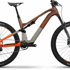 Haibike Lyke CF 10 Leather/orange Gloss E-Bike Fully Mountainbike