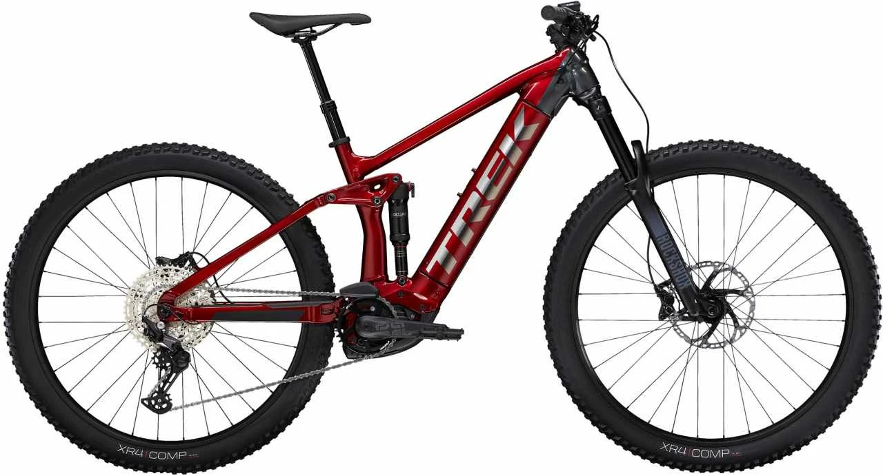 Trek Rail 5 625Wh Crimson / Lithium Grey E-Bike Fully Mountainbike