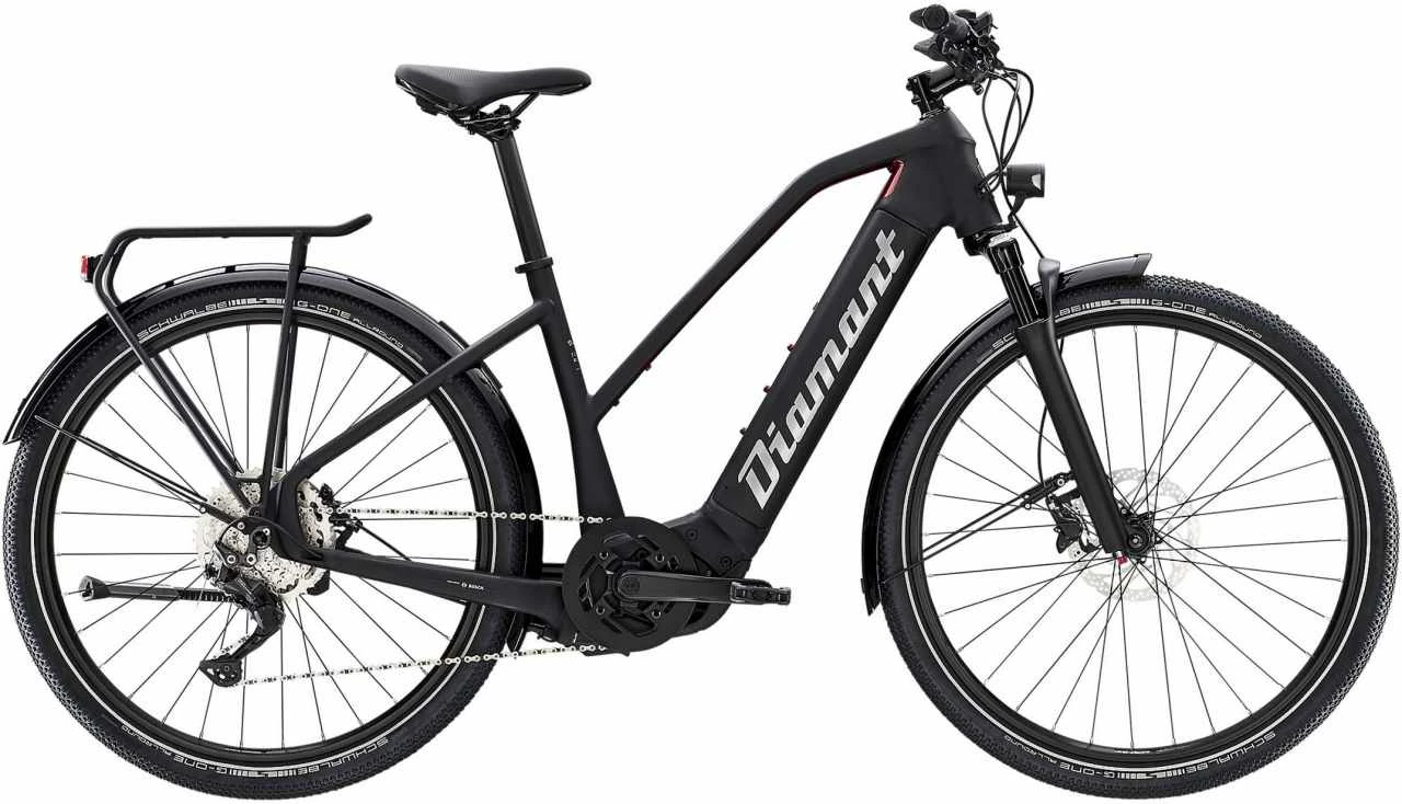 Diamant Zouma Deluxe+ TRA Tiefschwarz Touring E-Bike Women