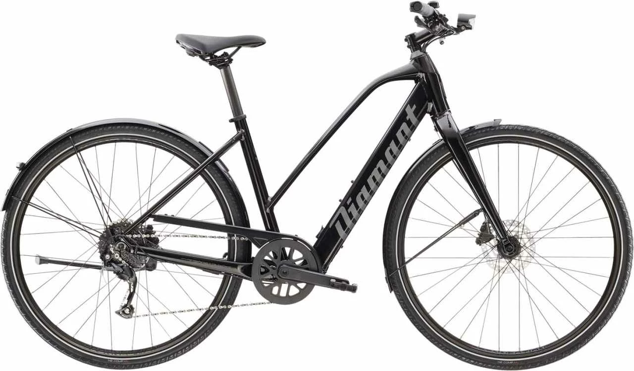 Diamant 365 Deluxe (Midstep) Deep Black 2023 - Touring E-Bike Women